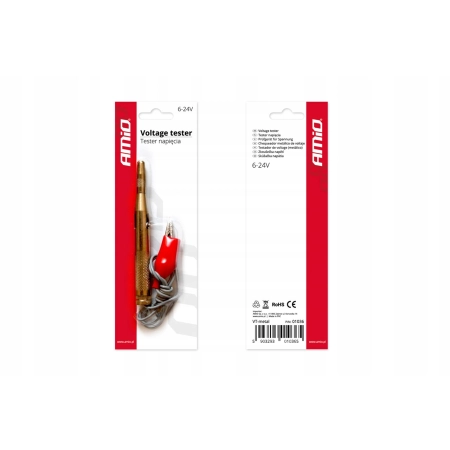 TESTER PRÓBNIK KONTROLKA NAPIĘCIA PRĄDU 6-24v