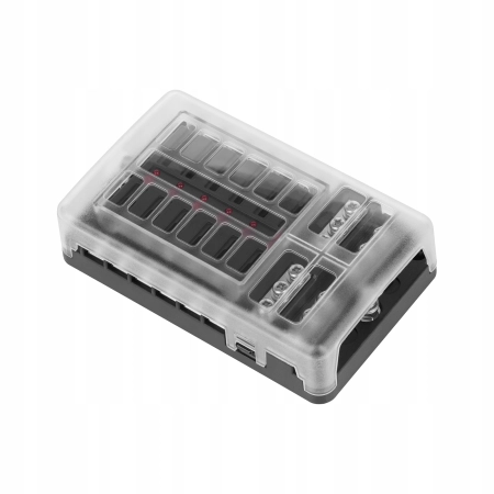 SKRZYNKA GNIAZDO OBUDOWA BEZPIECZNIKÓW 12 POLOWA