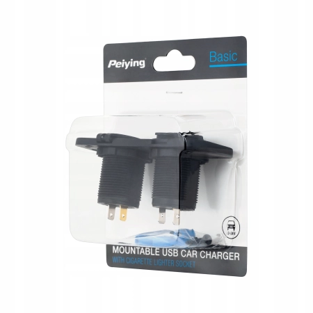 GNIAZDO ZAPALNICZKI ŁADOWARKA USB MONTAŻOWA