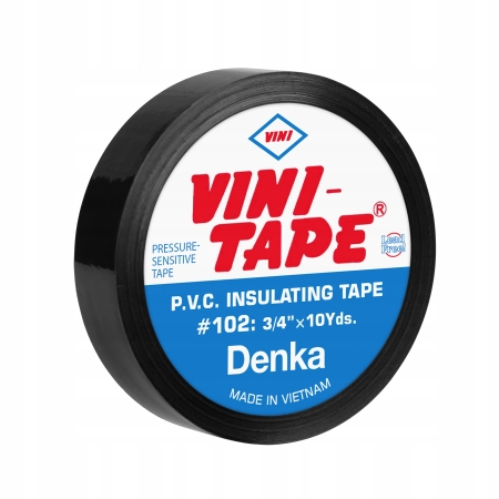 TAŚMA IZOLACYJNA CZARNA VINI-TAPE JAPAN 19mm x 10m