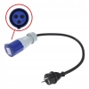 ADAPTER PRZEJŚCIÓWKA CAMPING REDUKCJA CEE NA WTYK