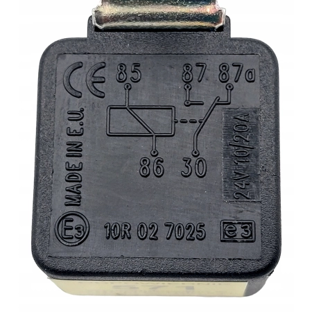 PRZEKAŹNIK 24V 10/20A 5 NÓŻEK PRZEŁĄCZNY 571