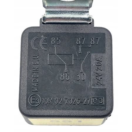 PRZEKAŹNIK 24V 20A 5 NÓŻEK ZWIERNY 551