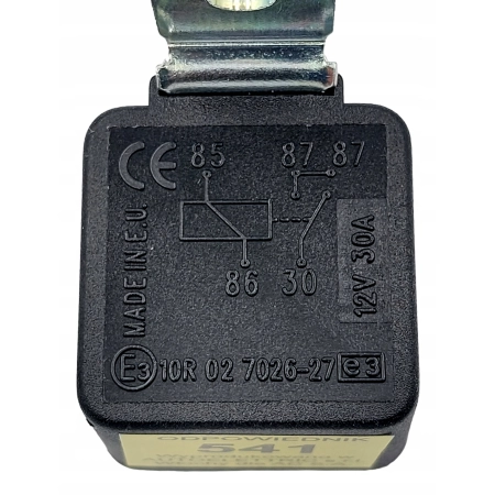 PRZEKAŹNIK 12V 30A 5 NÓŻEK ZWIERNY 541