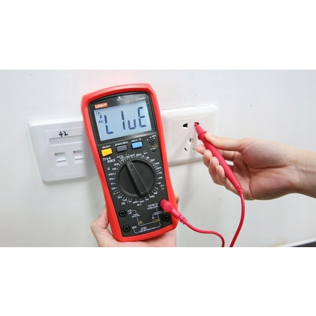 MIERNIK UNIWERSALNY NAPIĘCIA PRĄDU MULTIMETR UNI-T UNIT WOLTOMIERZ UT890D+