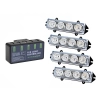 LAMPY OSTRZEGAWCZE STROBOSKOPOWE LED KOGUTY 4 SZT