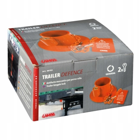 ZABEZPIECZENIE SWORZNIA NACZEPY TIR BLOKADA ANTYKRADZIEŻOWA NACZEP