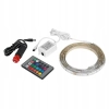 TAŚMA LED ZESTAW RGB 12/24V DO WNĘTRZA SAMOCHODU STEROWNIK + PILOT