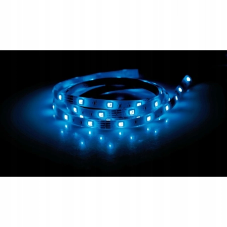 TAŚMA LED ZESTAW RGB 12/24V DO WNĘTRZA SAMOCHODU STEROWNIK + PILOT