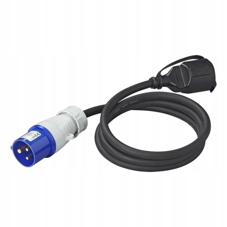 ADAPTER PRZEJŚCIÓWKA CAMPING REDUKCJA CEE NA GNIAZDO 150CM DO KAMPERA