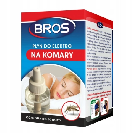 PŁYN BROS DO ELEKTROFUMIGATORA 40 ml 60 NOCY