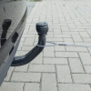 STALOWA LINKA ZABEZPIECZAJĄCA DO PRZYCZEP 40CM AWARYJNA ZRYWKA PĘTLE LAWETY