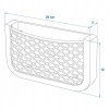 ELASTYCZNA SIATKA Z PLASTIKOWĄ RAMKĄ ORGANIZER DO SAMOCHODU KAMPERA 20X12CM