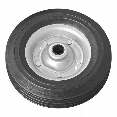 KÓŁKO DO KOŁA PODPOROWEGO PRZYCZEPY 200x60 MM METALOWA FELGA, GUMOWA OPONA